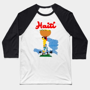 Haiti Vintage Style Baseball T-Shirt